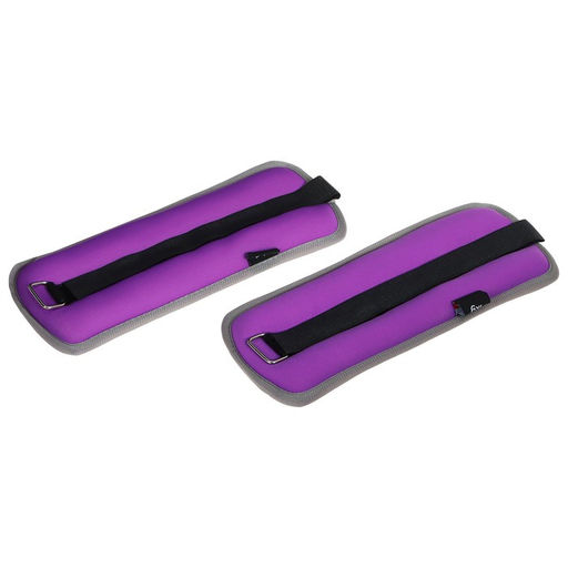 Утяжелители неопреновые ONLYTOP, 2 шт.×1 кг, фиолетовые