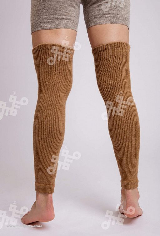 Гетры из монгольской шерсти (арт. 01136) - Mongolka фото 2