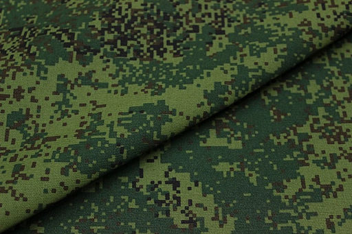 Саржа Камуфляж пиксельный, ВИД 3, ш.1.5м, хлопок-100%, 260гр/м.кв - Купава фото 4