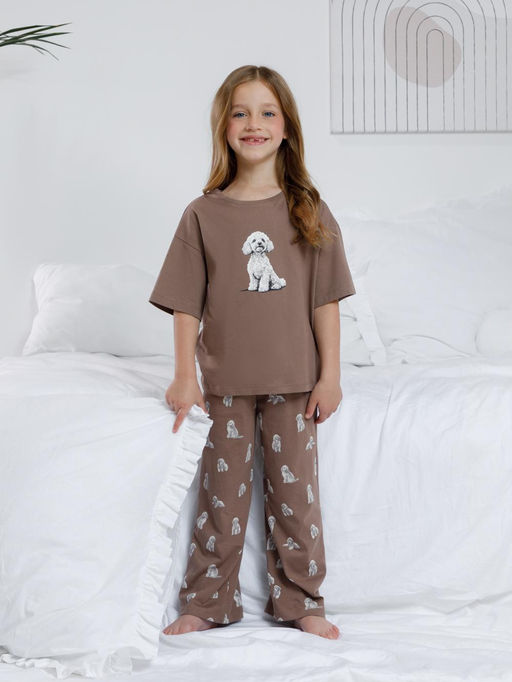 МП 1657/капучино 1312 Н090.1 пижама для дев