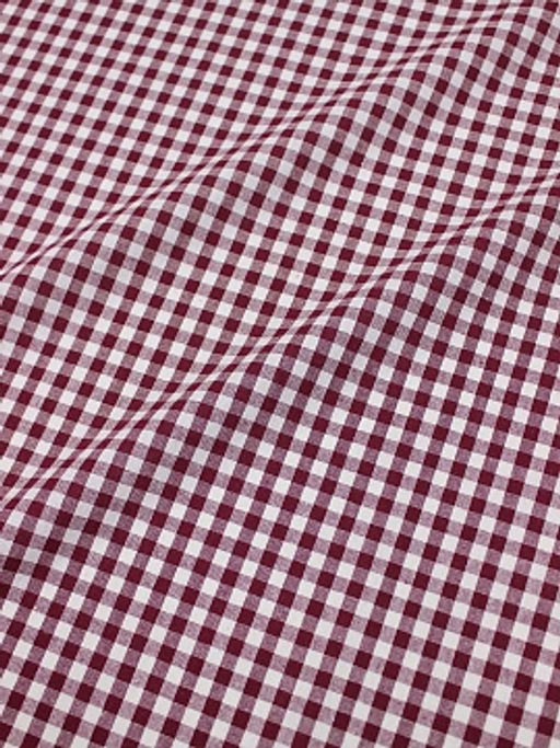 Пестрядь Клетка (6*6 мм) цв.бордово-вишневый, ш.1.45м, хлопок-100%, 130гр/м.кв