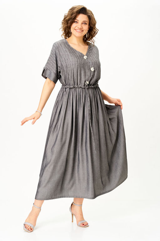 Платье Michel Chic 2181 мокрый асфальт  фото 5