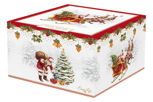 Чашка с блюдцем Новогодние традиции, 0,32 л - Easy life фото 2