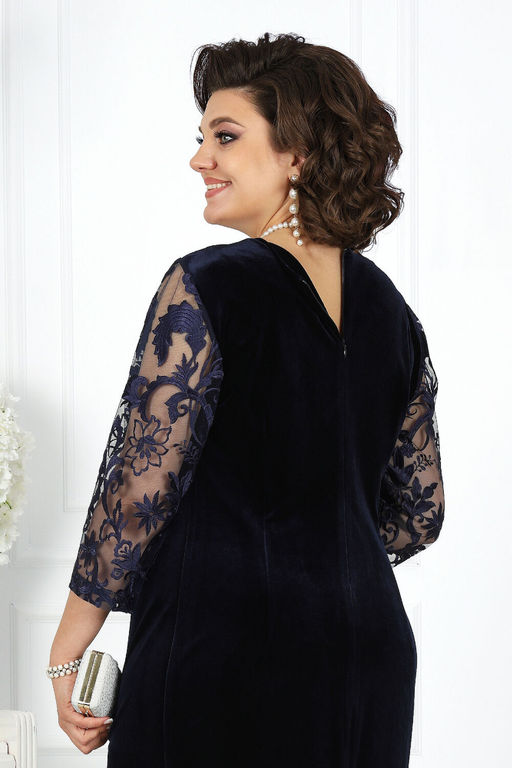 Платье Ninele 7431-Р темно-синий - Mira fashion фото 515