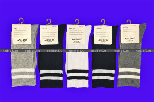 Цена за 12 пар. AMIGOBS носки мужские арт. 5007 40-45 (фактически 40-44)  фото 15