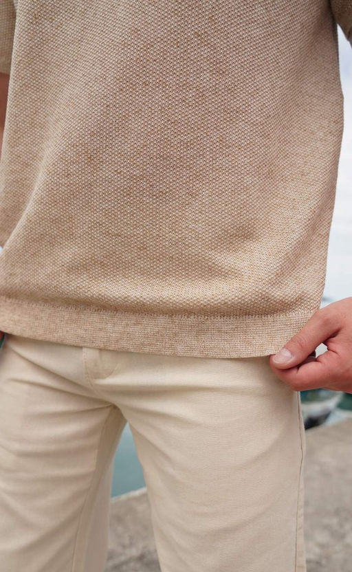 Футболка лен F011-06LN natural linen - Fine joyce фото 6