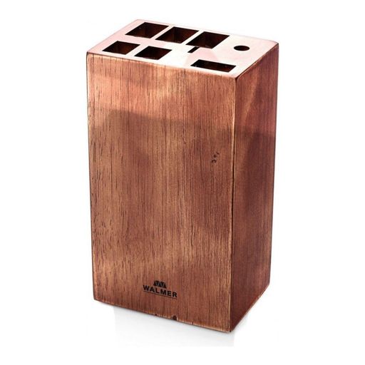 Набор кухонных ножей в подставке Walmer Method, цвет коричневый  фото 3