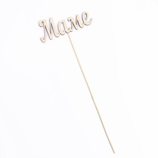 Цена за 10 шт. Топпер Маме, 13х5 см - Simaland фото 3