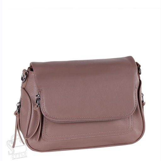 Сумка женская кожаная 1753Y apricot pink Polina&Eiterou  в Новосибирске