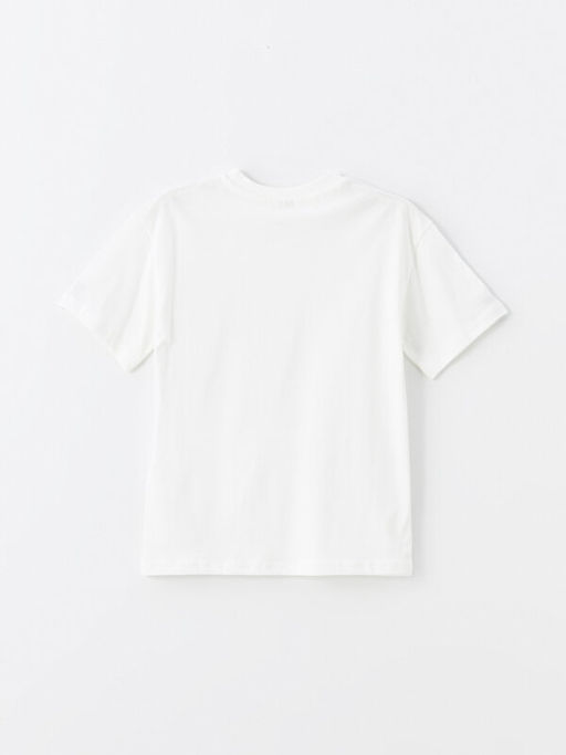 Oversize Bisiklet Yaka Erkek ?ocuk Ti??rt