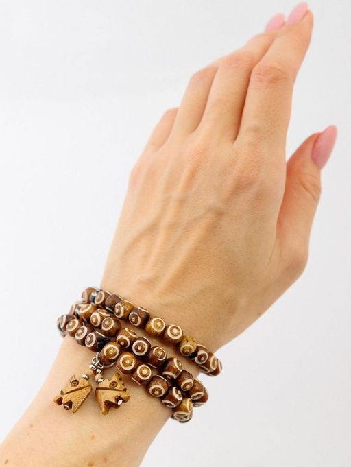 Украшение браслет кость набор из 3-х №К-510/3 - Ганг фото 4