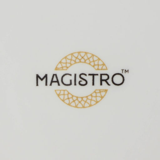 Чайная пара Magistro Hypnose, кружка 230 мл, блюдце 15.5 см, фарфор