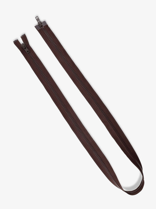 Цена за 10 шт. Молния «Трактор», №8, разъёмная, 2 замка, замки автомат, 120 см, коричневая