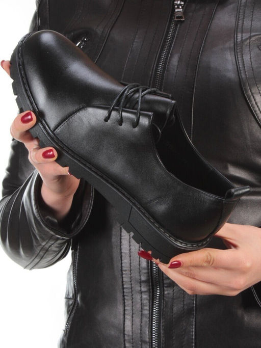 03-5155-1 BLACK Полуботинки женские - No name фото 2