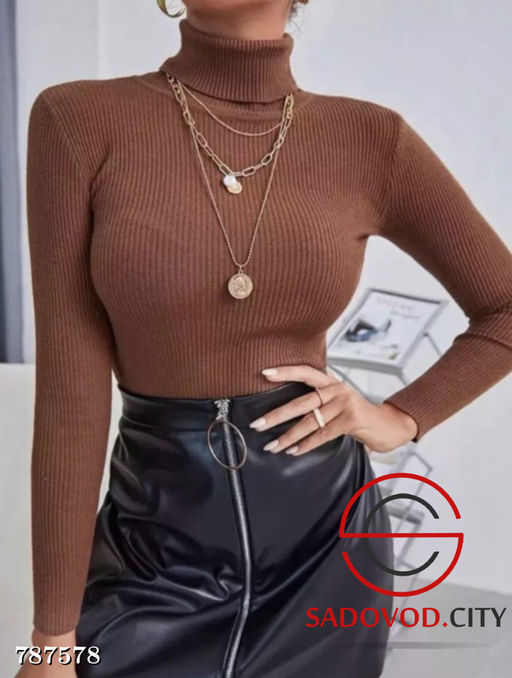 Женская базовая водолазка - Bruno фото 3