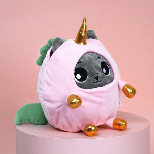Мягкая игрушка Котик в костюме единорожки, 20 см - Milo toys фото 3