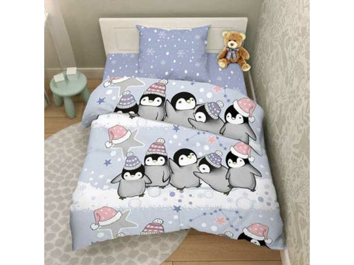 Постельное белье Зимние забавы бязь хлопок 100% 1, 5 сп.