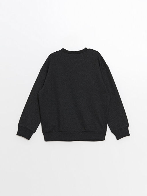Bisiklet Yaka Basic Uzun Kollu K?z ?ocuk Sweatshirt - Waikiki фото 3
