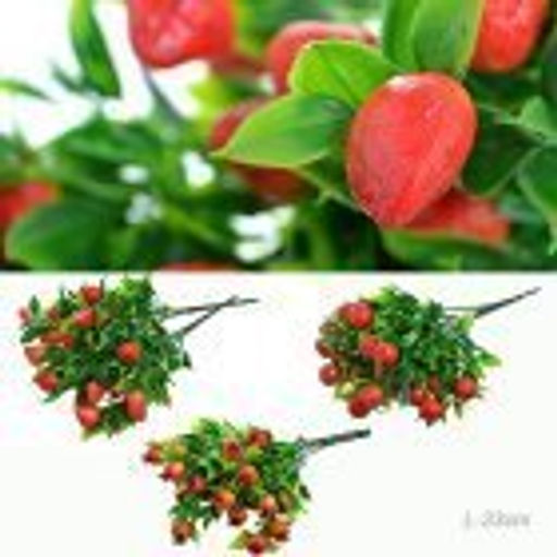 Цветок искусственный Ягоды 33 см / 60-2 /уп 300/900/ - ГалеонТрейд фото 5