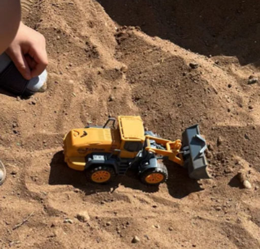 Бульдозер инерционный, пакет - Наша игрушка фото 7