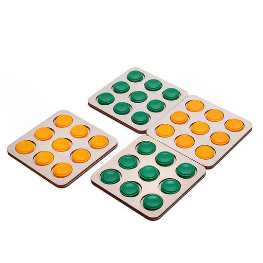 Настольная игра 15,5х15,5х5 "Пять шашек в ряд" дер.