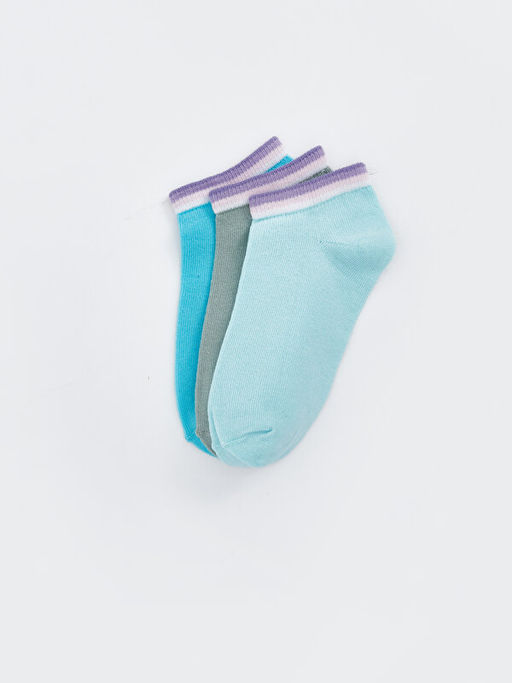 Basic K?z ?ocuk Patik ?orap 3l? - Waikiki фото 2