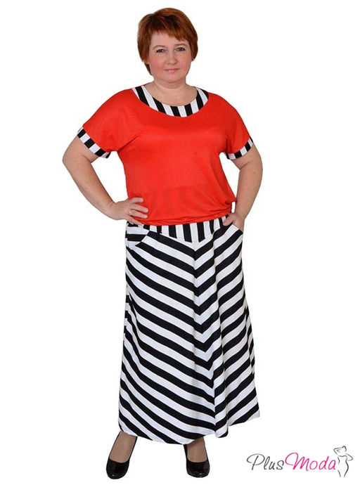 Туника Модель №297 размеры 44-80 - Plusmoda фото 2