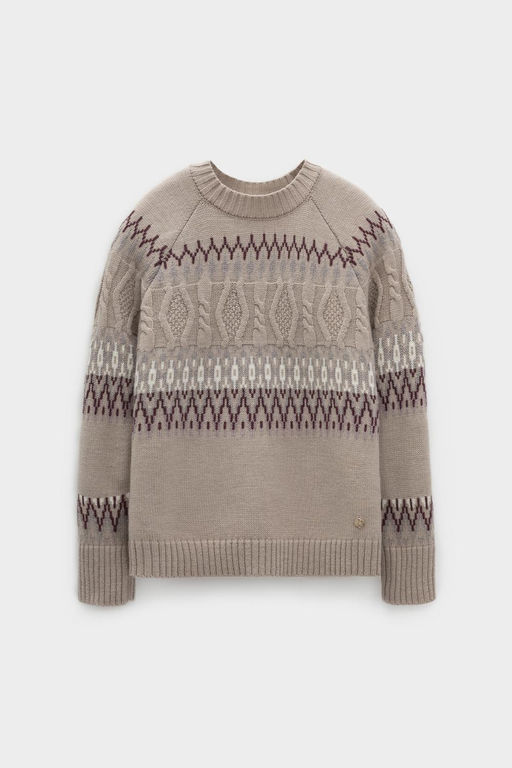 ЕВ 30278/ш/бежевый джемпер жен