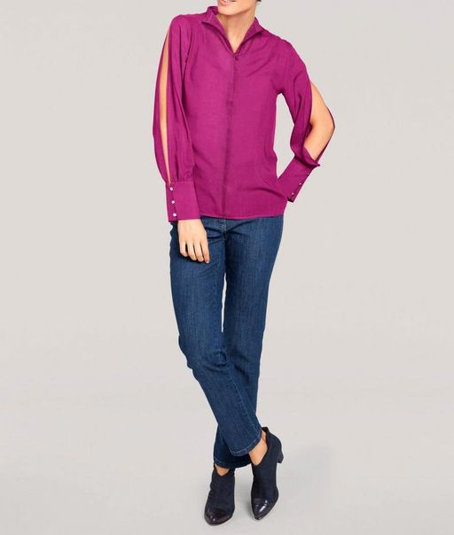 Блузка, розовая - Patrizia dini фото 3