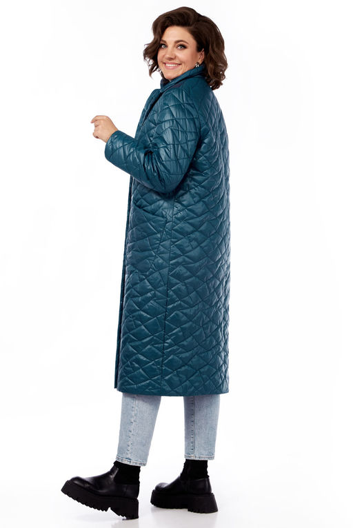 Пальто LaKona 11573 морская волна  фото 4