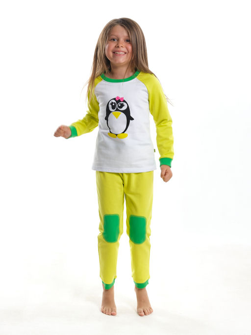 Пижама для девочки UD 1159 салатовый - Mini maxi фото 2