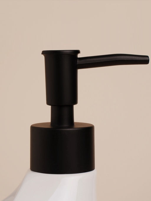 Дозатор для мыла SL Home Drop, с подставкой для губки, 450 мл, белый