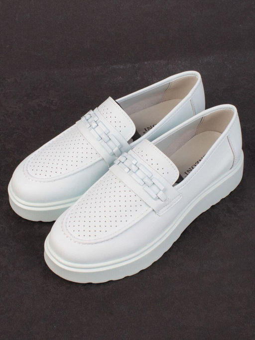 03-PDXL160-5 LT. BLUE Полуботинки женские (натуральная кожа) - Фабричный китай фото 5