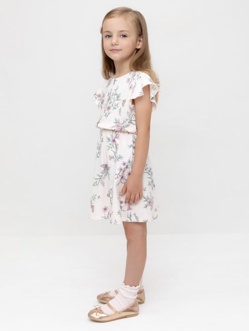 КР 5792/розовый,полевые бабочки к553 платье для дев - Crockid фото 4