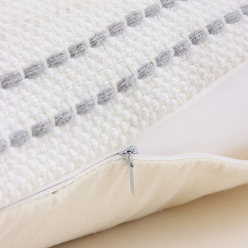 Наволочка декоративная с вышивкой SL Home, 45×45 см, хлопок 100%, серая
