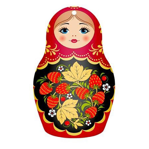 Цена за 2 шт. Доска деревянная разделочная сувенирная матрешка с принтом "Красавица земляничка" ID11058