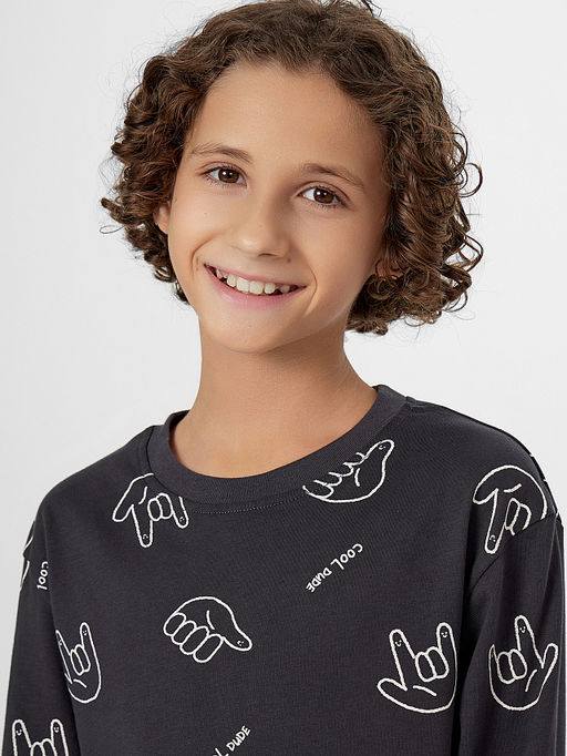 Костюм домашний для мальчиков с принтом - Mark formelle фото 8