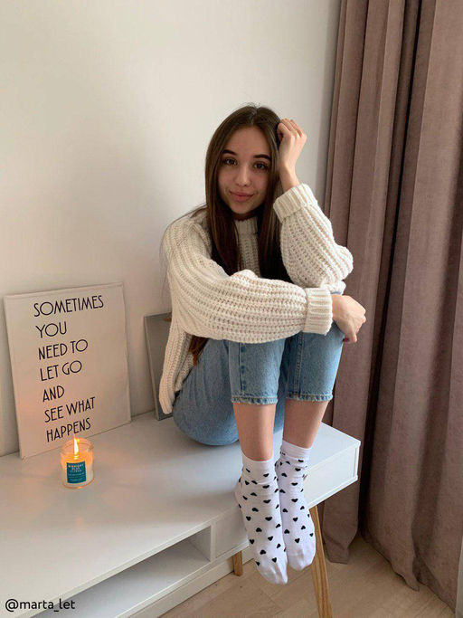 Цена за 2 пары. Носки Короткие CONTE Хлопковые носки CLASSIC с рисунками Сердечки белый - Conte elegant фото 4