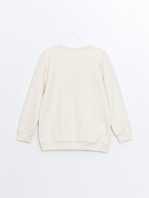 Bisiklet Yaka Bask?l? Erkek Bebek Sweatshirt - Waikiki фото 2