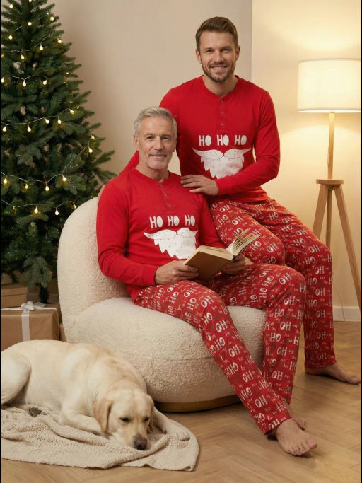 Комплект новогодняя пижама из 100% хлопка - Binita фото 10