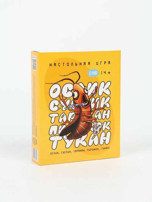 Настольная игра «Ослик, суслик, таракан, пирожок, тукан», 3-6 игроков, 14+