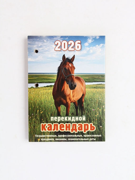 Цена за 2 шт. Календарь 2026 перекидной настольный «Природа», сменный блок, 160 листов