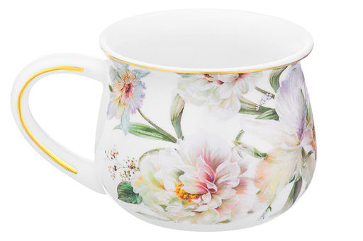 Кружка 250 мл 11,5*8,5*7 см Корнелия бочонок NEW BONE CHINA - Elan gallery фото 6
