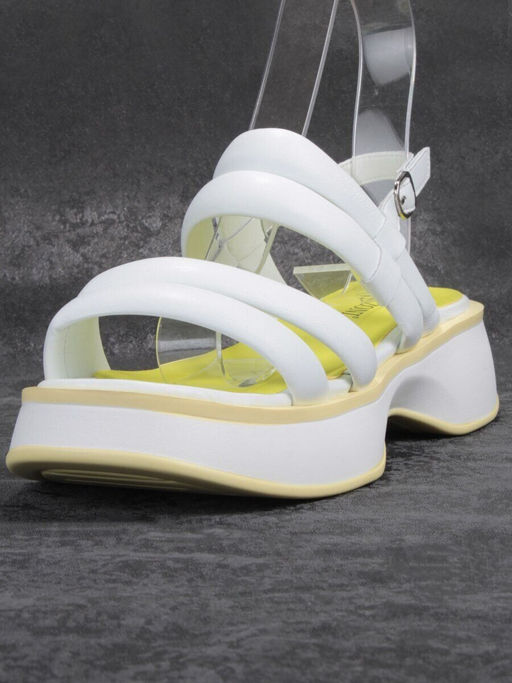 08-PEL266-2 WHITE Босоножки женские (натуральная кожа)