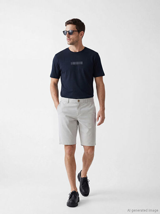 Bisiklet Yaka Erkek Penye Ti??rt