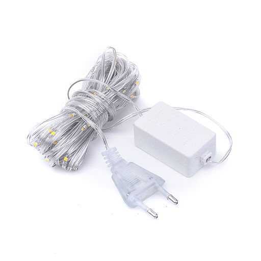 Электрогирлянда светодиодная 10 м, 100 ламп