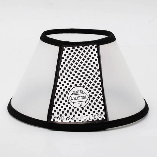 Ветеринарный воротник №3, обхват шеи 30-36 см, высота 13,5 см, чёрный - Пижон фото 3