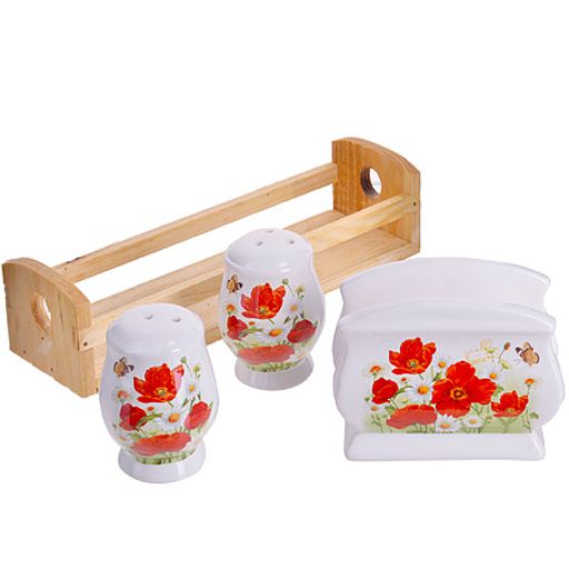 28133 Набор для специй 4пр Маки LR (х36) - Mayer&boch фото 2