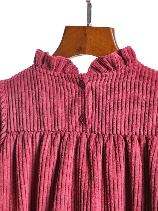 Платье для девочки нарядная одежда UD 8057 бордовый - Mini maxi фото 9