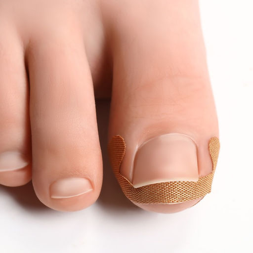 Набор наклеек для коррекции вросших ногтей, 8 шт., 5.2×2 см, бежевый